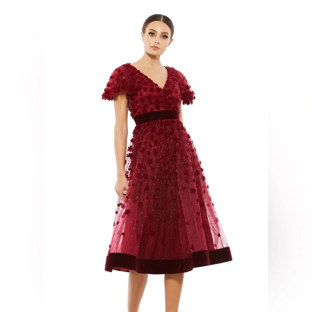 Mac Duggal A-line dress style 67864 NWT